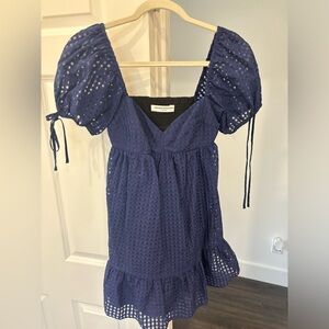 COPY - Amanda Uprichard Gingham Babydoll Dress- S